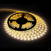 Solight LED svetelný pás s testrom, 5m, sada s 12V adaptérom, 4,8W/m, IP65, teplá biela