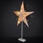 Solight LED vianočná hviezda stolná, 10x LED, 3x AA