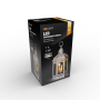 Solight LED vianočný lampáš biely, 33cm, 3x LED sviečka, 3x AAA