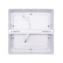 Solight LED mini panel CCT, prisazený, 12W, 900lm, 3000K, 4000K, 6000K, štvorcový
