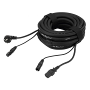 Mains and XLR cable, combined