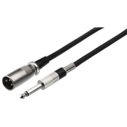 Speaker cable, 10 m, XLR plug/6.3 mm plug