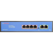CP-DNW-HPU4H2-48 Čtyřportový 10/100 Mbps PoE switch s 2x 10/100 Mbps uplinkem