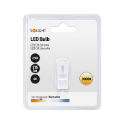 Solight LED žiarovka G9, 2,5W, 3000K, 215lm