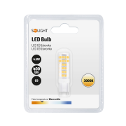 Solight LED žiarovka G9, 4,5W, 3000K, 400lm