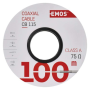 Koaxiální kabel Emos CB115 / 100m / 6,8 mm