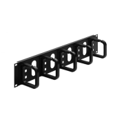 Rack-mount patch cable mangement panel, 2 RS