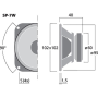 Universal speaker, 4 W, 8 Ω