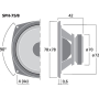 Miniature hi-fi bass-midrange speaker, 15 W, 8 Ω