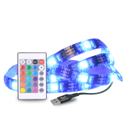 Solight LED RGB pásik pre TV, 2 x 50cm, USB, vypínač, diaľkový ovládač