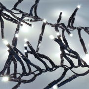 Solight LED vonkajšia vianočná reťaz s diaľkový ovládaním- Cluster, 576 LED, 8 funkcií, časovač,