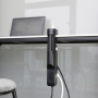 Solight 3z + USB A+C blok zásuviek na stôl, 2m, čierny, USB 20W PD