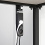 Solight 3z + USB A+C blok zásuviek na stôl, 2m, čierny, USB 20W PD