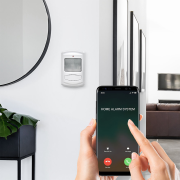 Solight GSM alarm, pohybový senzor, diaľk. ovl., biely