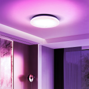 Solight LED smart stropné svetlo Wave, 30W, 2300lm, wifi, RGB + CCT, diaľkové ovládanie