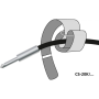 Hook and loop cable tie, 30 cm, black