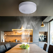 Solight detektor dymu + alarm, 85dB, biely + 9V batéria