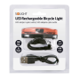Solight LED nabíjací zadné cyklo svetlo, 3W COB, nabíjací, Li-Ion