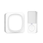 Solight Bezdrôtový zvonček a nočné svetielko, do zásuvky, 150m, biely, learning code