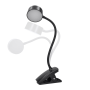 Solight LED stolná nabíjacia lampička, 2W, 210lm, 3CCT, čierna, clip