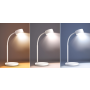 Solight LED stolná lampička, 4,5W, 300lm, 3CCT, biela, podstavec