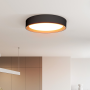 Solight LED osvetlenie s diaľkovým ovládačom Larios Black, 48W, 3360lm, 39cm, zmena chromatickosti,