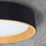 Solight LED osvetlenie s diaľkovým ovládačom Larios Black, 48W, 3360lm, 39cm, zmena chromatickosti,