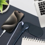 Solight 1z + USB A+C 20W PD vstavaná zásuvka s posuvným viečkom, 2m, matná čierna