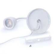 Solight LED nástenná lampička, stmievateľná, 4W, 280lm, 3000K, biela