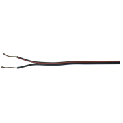 Kabel dvojlinka 2x0,50mm / 100m / černo-rudá / S8250
