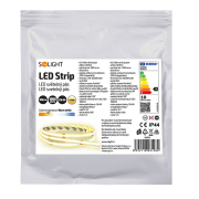Solight LED COB svetelný pás 5m, 10W/m, 1000lm/m, CRI 90, IP44, teplá biela