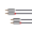 Kabel 2x CINCH - 2x CINCH 3m  KM1211 Kruger&Matz Basic
