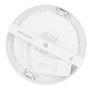 Solight LED mini panel kúpeľňový 2v1, 3CCT, podhľadový / prisadený, 12W, 1020lm, IP54, biela,