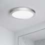 Solight LED mini panel kúpeľňový 2v1, 3CCT, podhľadový / prisadený, 18W, 1530lm, IP54, strieborna,