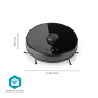 Vysavač robotický NEDIS WIFIVCL001CBK SmartLife
