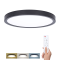 Solight LED osvětlení s dálkovým ovladačem Estela Black, 60W, 4500lm, 50cm, změna chromatičnosti,