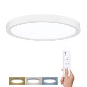 Solight LED osvětlení s dálkovým ovladačem Estela White, 60W, 4500lm, 50cm, změna chromatičnosti,