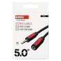 Kabel Jack 3,5mm - Jack 3,5mm zásuvka 5m stereo |  SM5105 EMOS