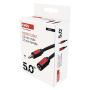 Kabel Jack 3,5mm - Jack 3,5mm zásuvka 5m stereo |  SM5105 EMOS
