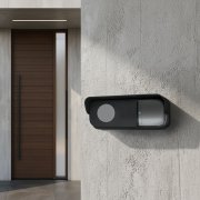 Solight bezdrôtové tlačidlo pre 1L67B, 200m, čierne, learning code, kryt na menovku