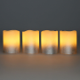 Solight sada LED sviečok s časovačom, 4ks, 6,5cm, batéria CR2032 súčasťou