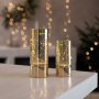 Solight sada dvoch vianočných LED svetielok, 15/20cm, 30x LED, AA baterie