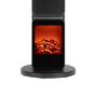 Teplovzdučný ventilátor TEESA TSA8062 s imitací krbu (800/2000W)