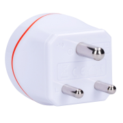 Solight cestovný adaptér do Indie, typ D