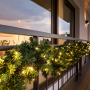 Solight LED vianočná girlanda s ihličím, 5m, 80x LED, časovač, 3xAA, IP44