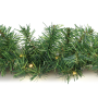 Solight LED vianočná girlanda s ihličím, 7m, 112x LED, časovač, 230V, IP44