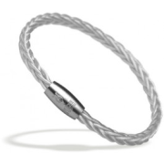MEZE AUDIO ručne vyrobený náramok, striebro