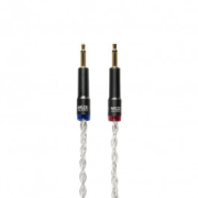 MEZE AUDIO  stiebrený PCUHD symetrický kábel mono 3.5 na mini XLR