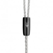 MEZE AUDIO  stiebrený PCUHD symetrický kábel mono 3.5 na mini XLR