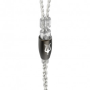 MEZE AUDIO symetrický striebrený kábel MMCX na 2.5mm